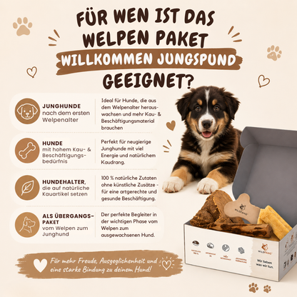Welpen Paket "Willkommen Jungspund"-Hundespielzeug-Wildfang-