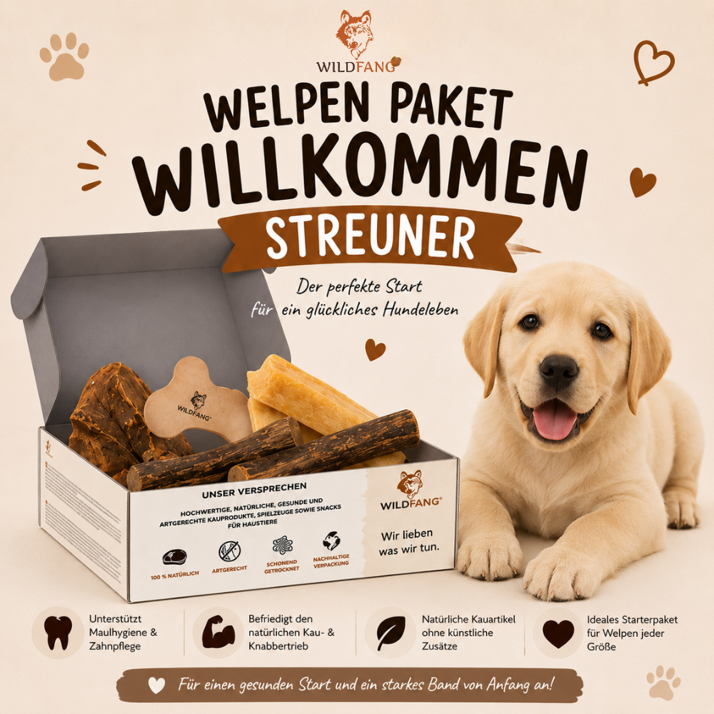 Welpen Paket "Willkommen Streuner"-Hundespielzeug-Wildfang-