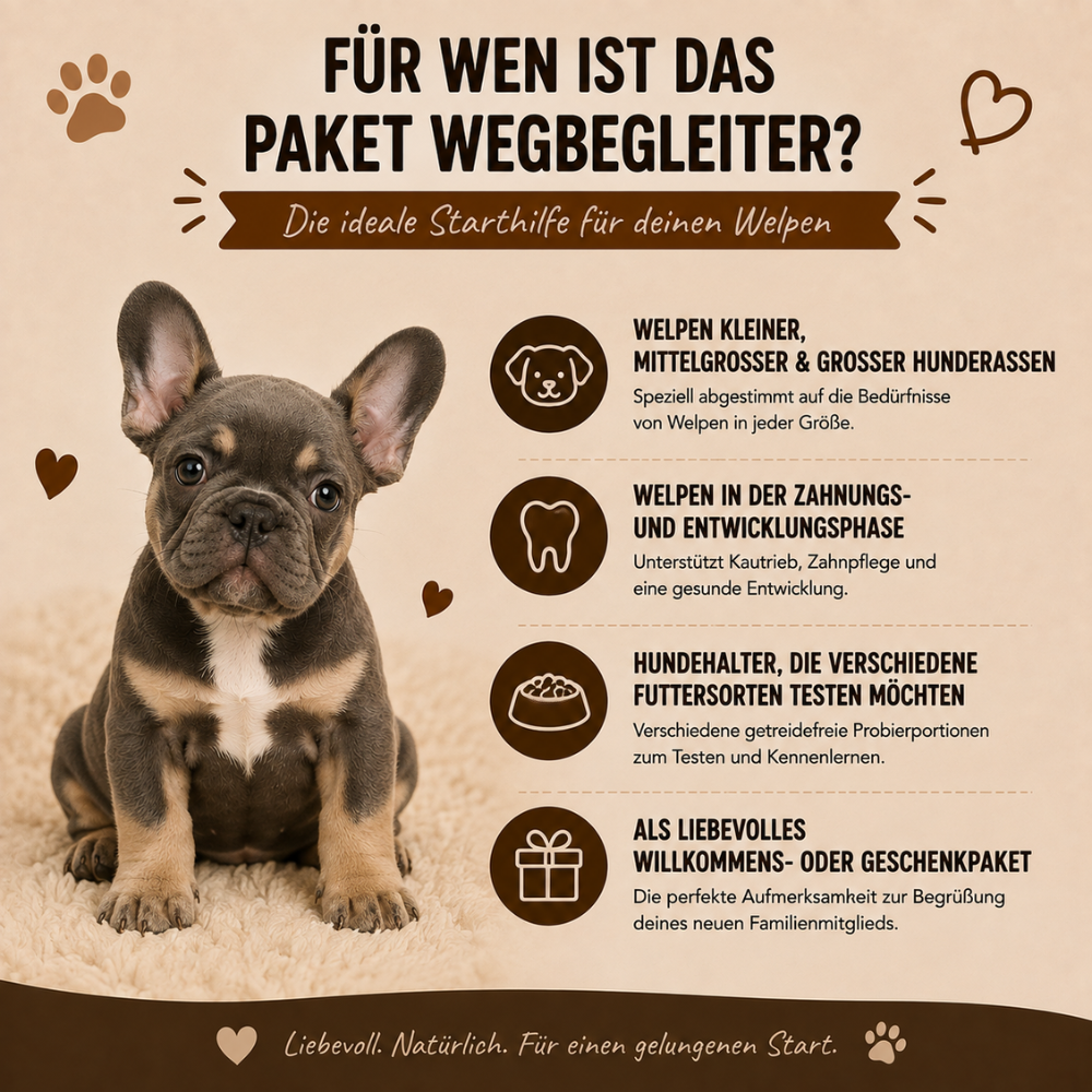 Welpen Paket "Willkommen Wegbegleiter"-Hundespielzeug-Wildfang-