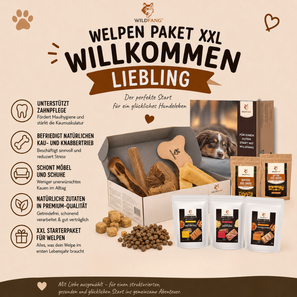Welpen Paket XXL "Willkommen Liebling"-Hundespielzeug-Wildfang-