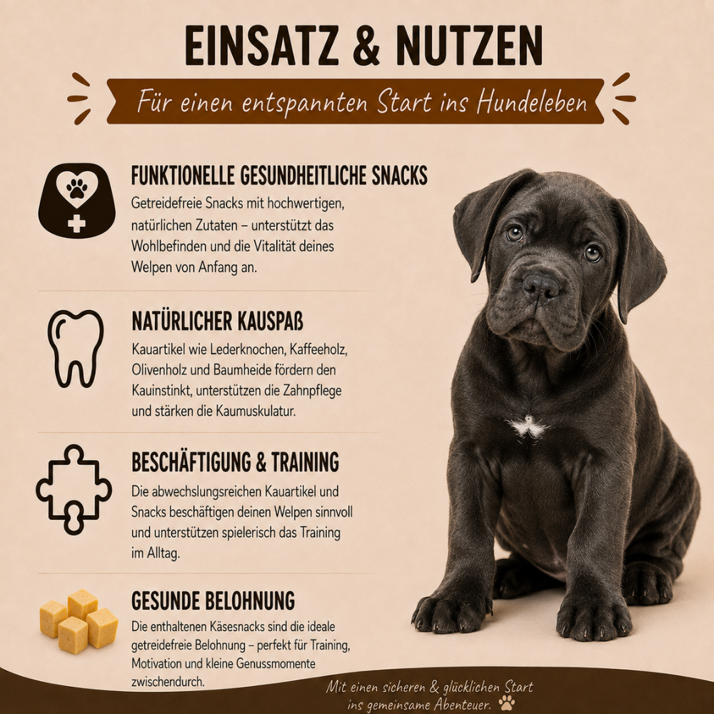 Welpen Paket XXL "Willkommen Liebling"-Hundespielzeug-Wildfang-