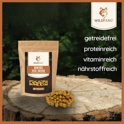 Käse Snacks Mix - Käse-Popcorn & Harties - getreidefrei-Hundefutter-Wildfang-