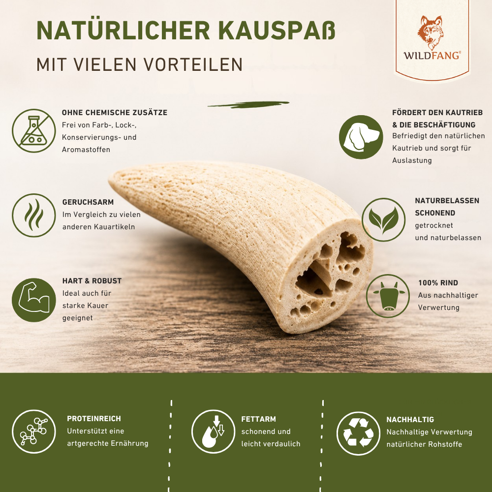 Hornkern vom Rind-Hundebedarf-Wildfang Petcare GmbH-