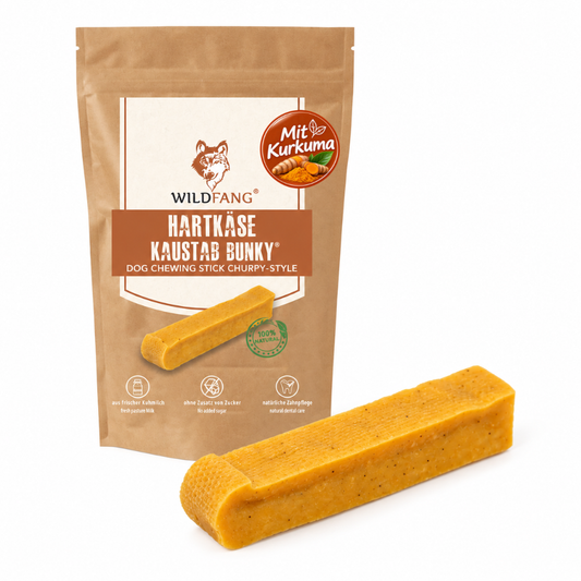 Kaukäse mit Kurkuma - Hartkäse Kaustab-Hundebedarf-Wildfang Petcare GmbH-