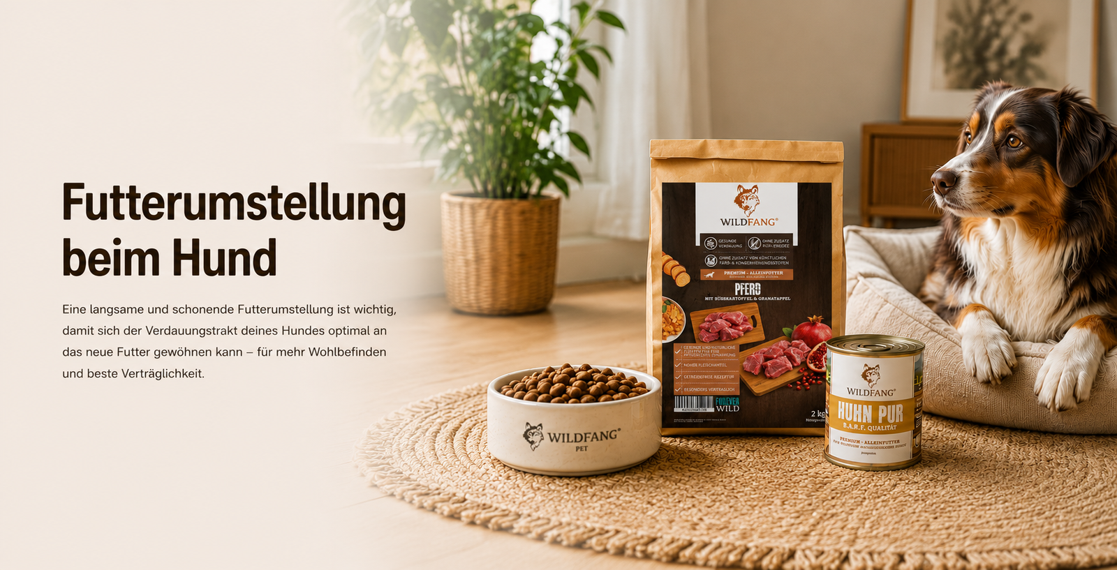 Wildfang-futterumstellung