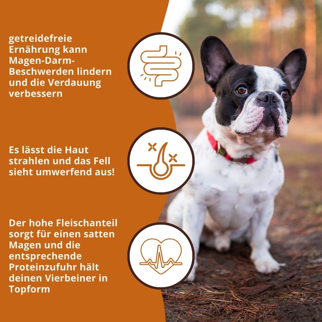 Adult Trockenfutter mit Kaninchen - getreidefrei-Hundefutter-Wildfang.pet-