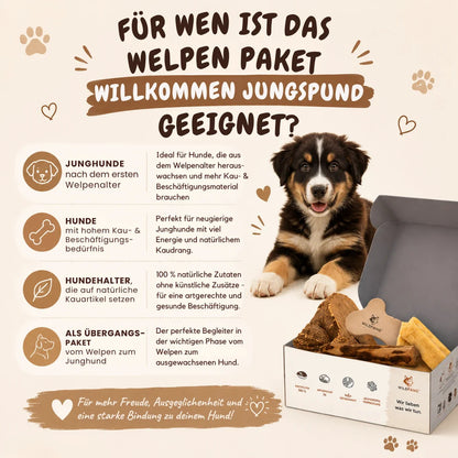 Wildfang® Welpen Paket "Willkommen Jungspund" für Welpen-Wildfang.pet-