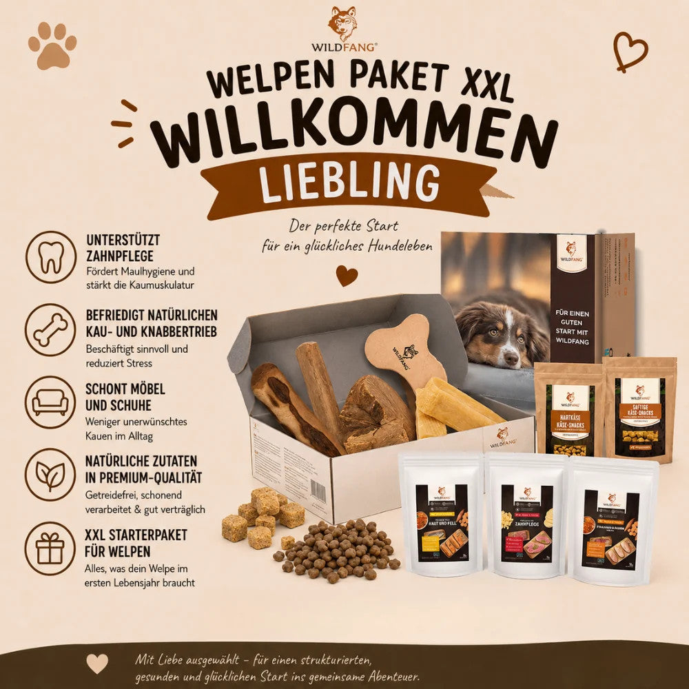 Wildfang® Welpen Paket XXL "Willkommen Liebling" für Welpen-Wildfang.pet-
